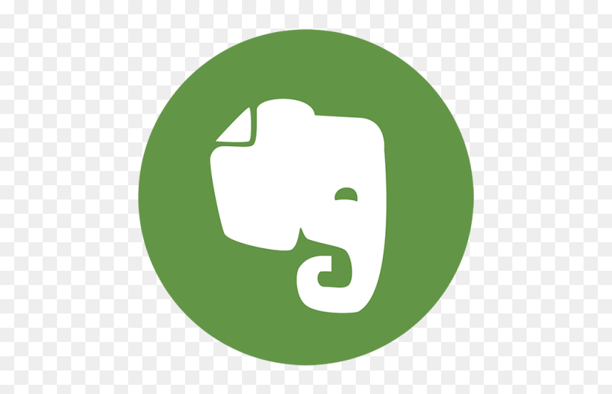 Elephant Color Icon Ever - Icon Evernote, HD Png Download - evernote png