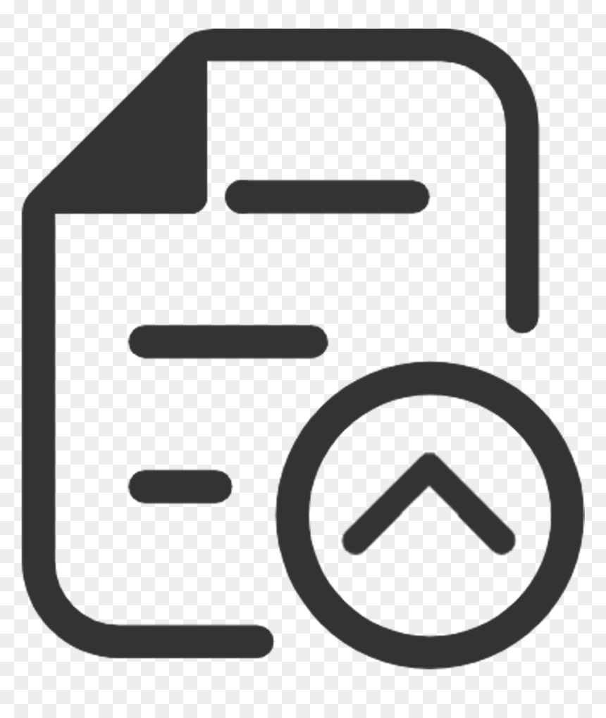 Document Upload Icon - Sign, HD Png Download - upload image icon png