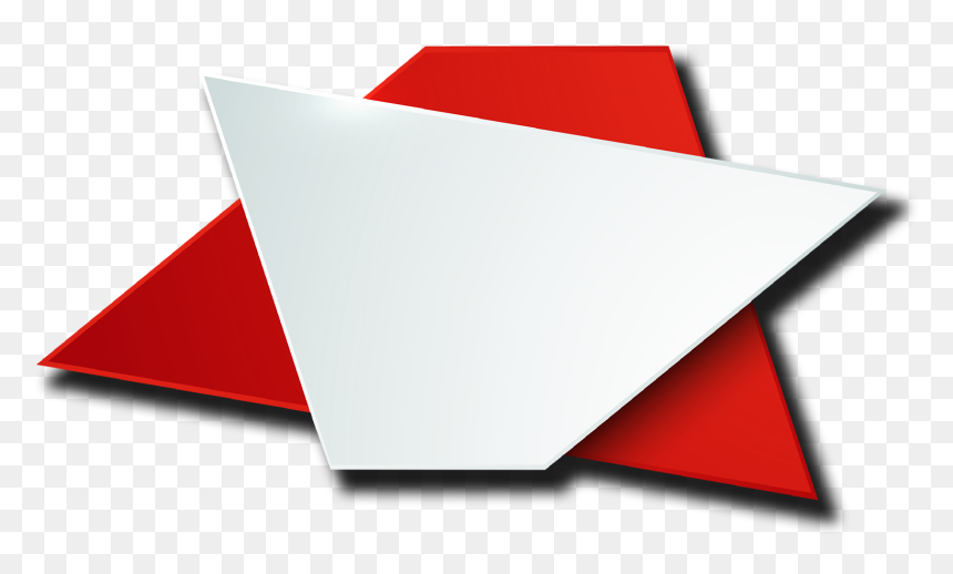Triangle, HD Png Download - red triangle outline png