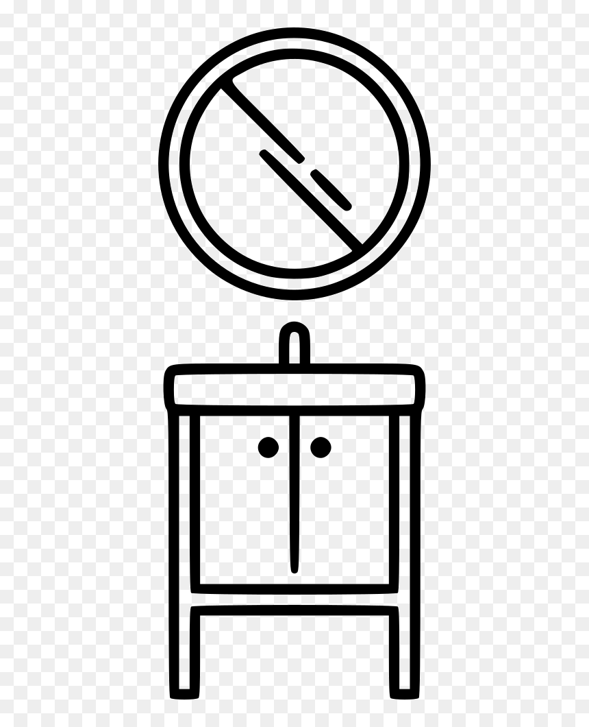 Small Bathroom Sink - Svg File Bathroom Sink Svg, HD Png Download - bathroom symbol png