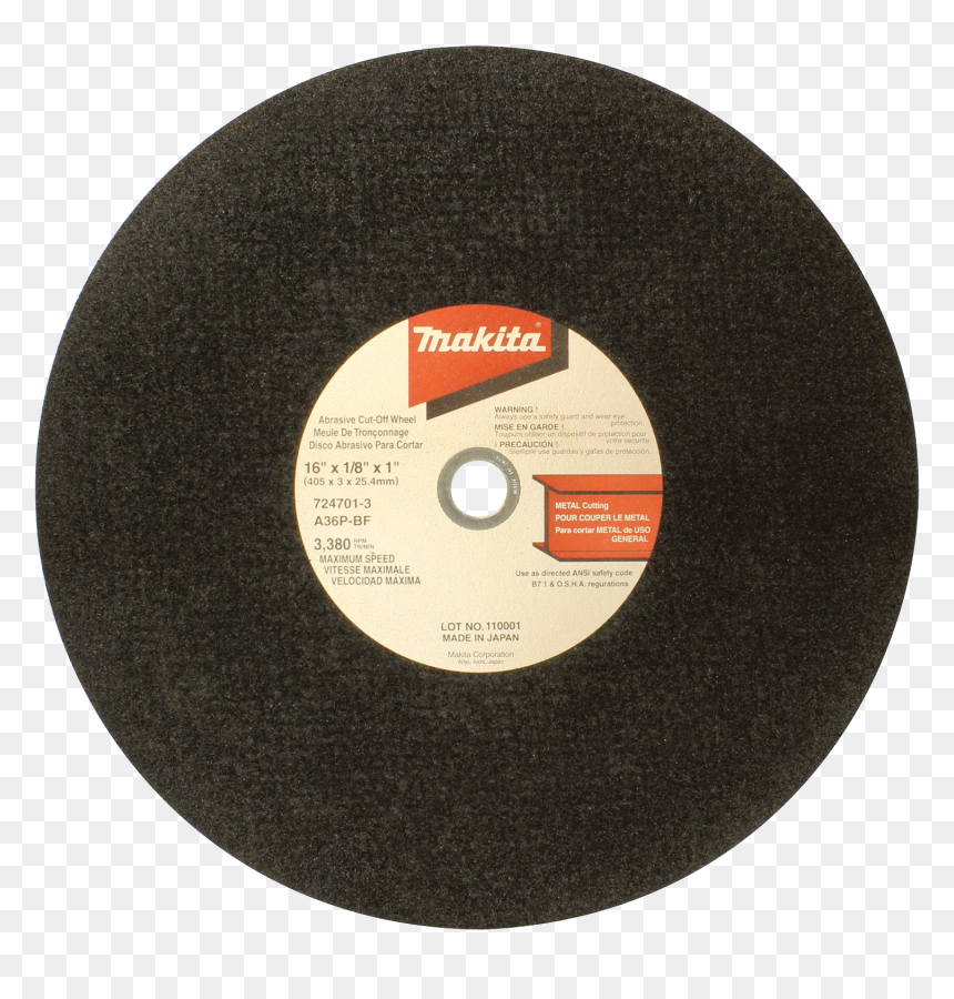 724701-3 - Makita Resinod Cutting Wheel, HD Png Download - 16 x 16 png