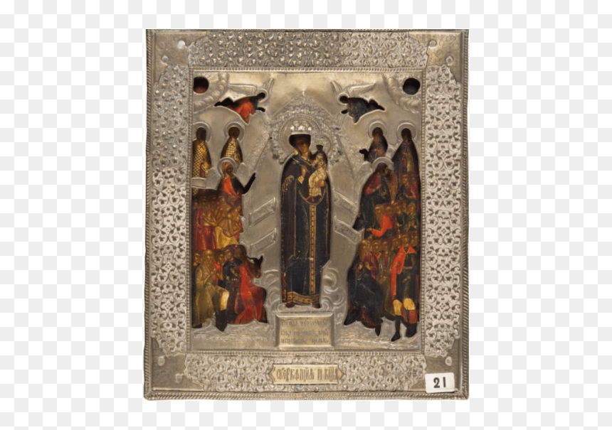 Icon, Russia, Nineteenth - Religion, HD Png Download - auction icon png