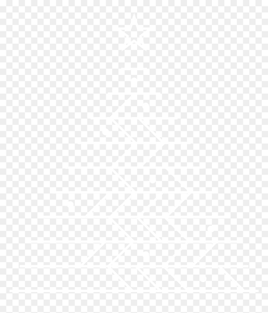 Christmas Tree Lighting - Johns Hopkins Logo White, HD Png Download - christmas tree with lights png
