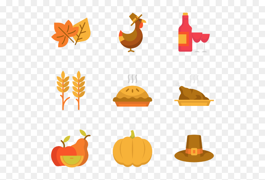 Thanksgiving Flat Icon, HD Png Download - thanksgiving icon png