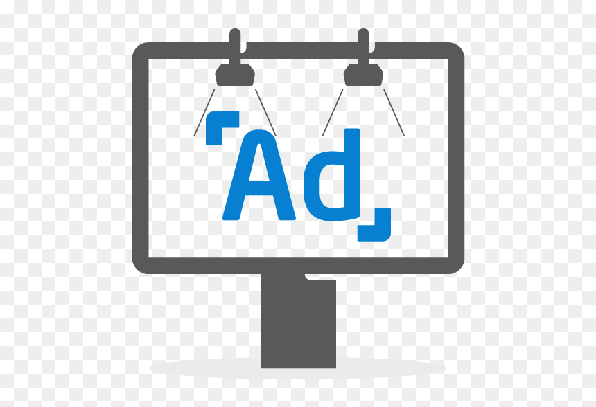 Computer Monitor, HD Png Download - ad icon png