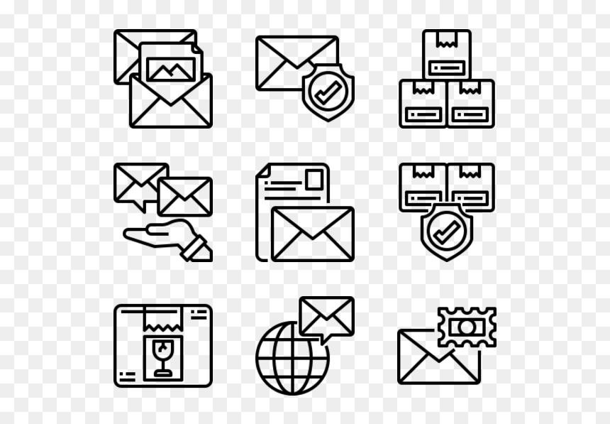 Gift Box Vector Icon, HD Png Download - usps icon png