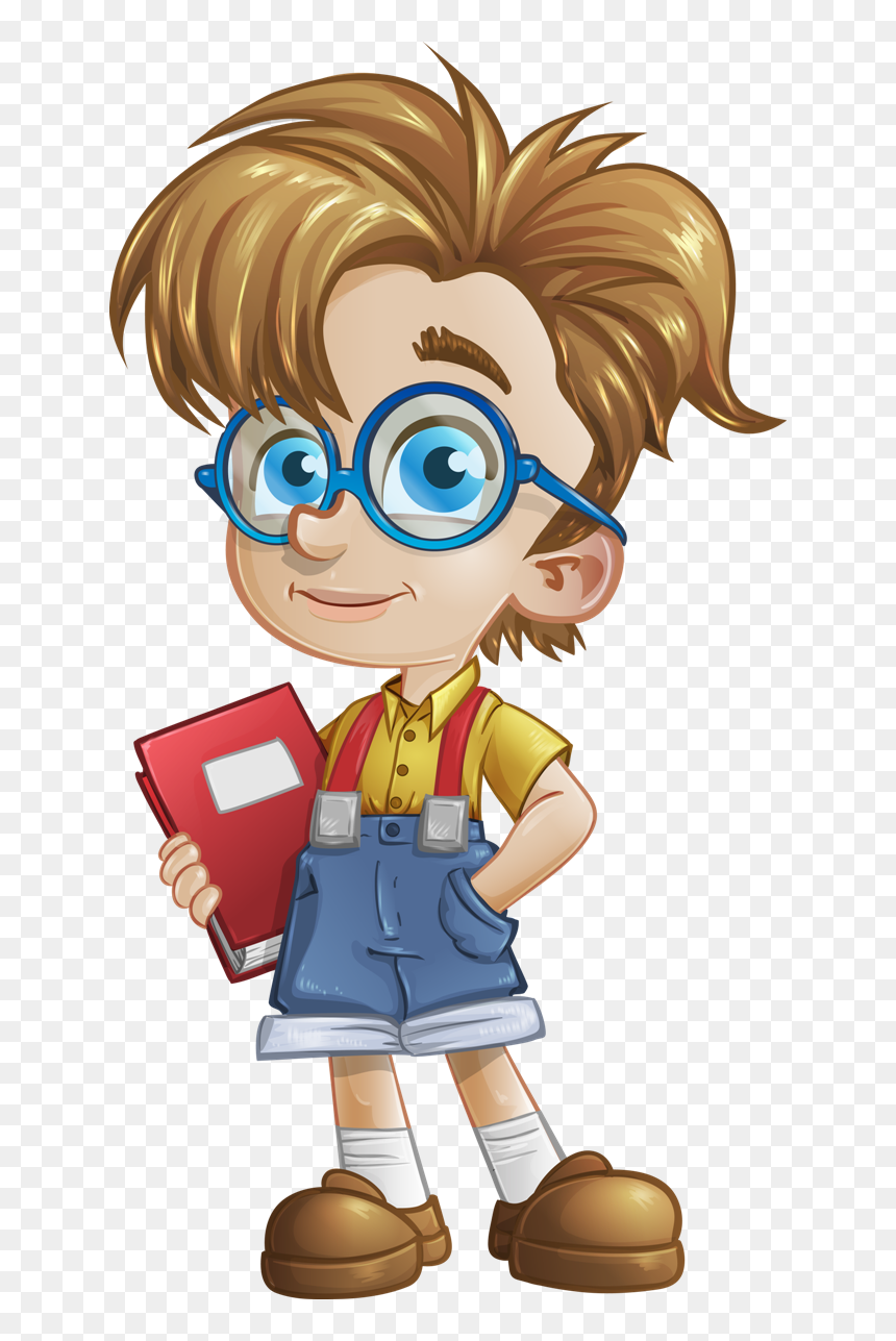 Escola & Formatura Children Clipart, School Clipart, - Boy Character, HD Png Download - school children png