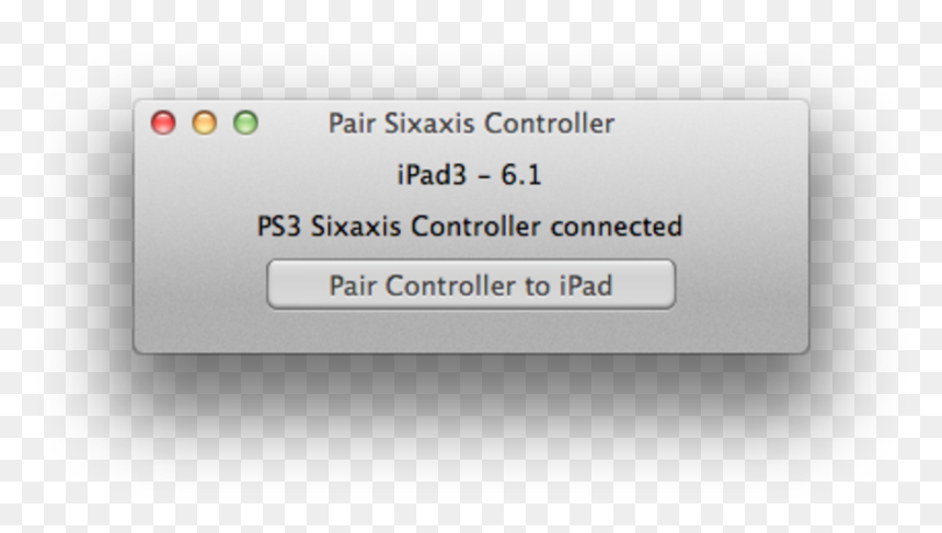 How To Connect Your Ps3 Controller To Your Ipad Or - Apple, HD Png Download - ps controller png