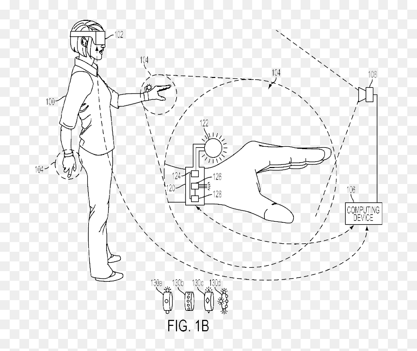 Sony Files Glove Controller Patent - Nintendo Power Glove Patent, HD Png Download - ps controller png