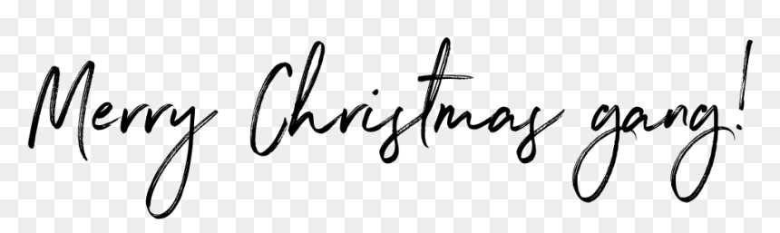 Merry-xmas - Calligraphy, HD Png Download - merry xmas png