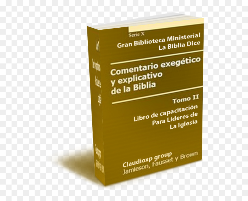 Comentario Exegetico Y Explicativo De La Biblia - Box, HD Png Download - la biblia png