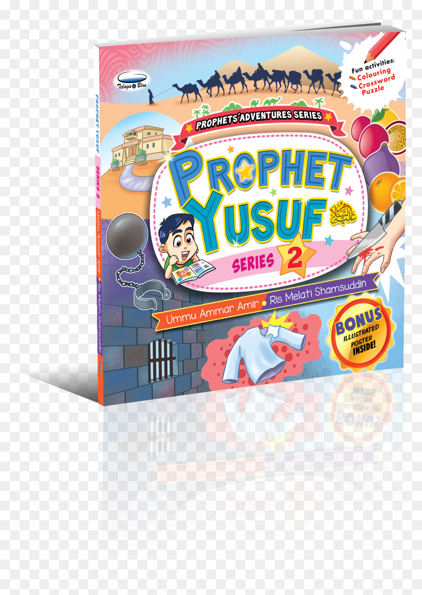 3d Book Series 2 Front - Buku Prophet Yusuf Series 1, HD Png Download - prophet png