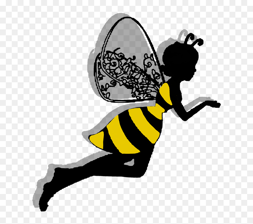 Cartoon Honey Bee Girl, HD Png Download - freeimage png
