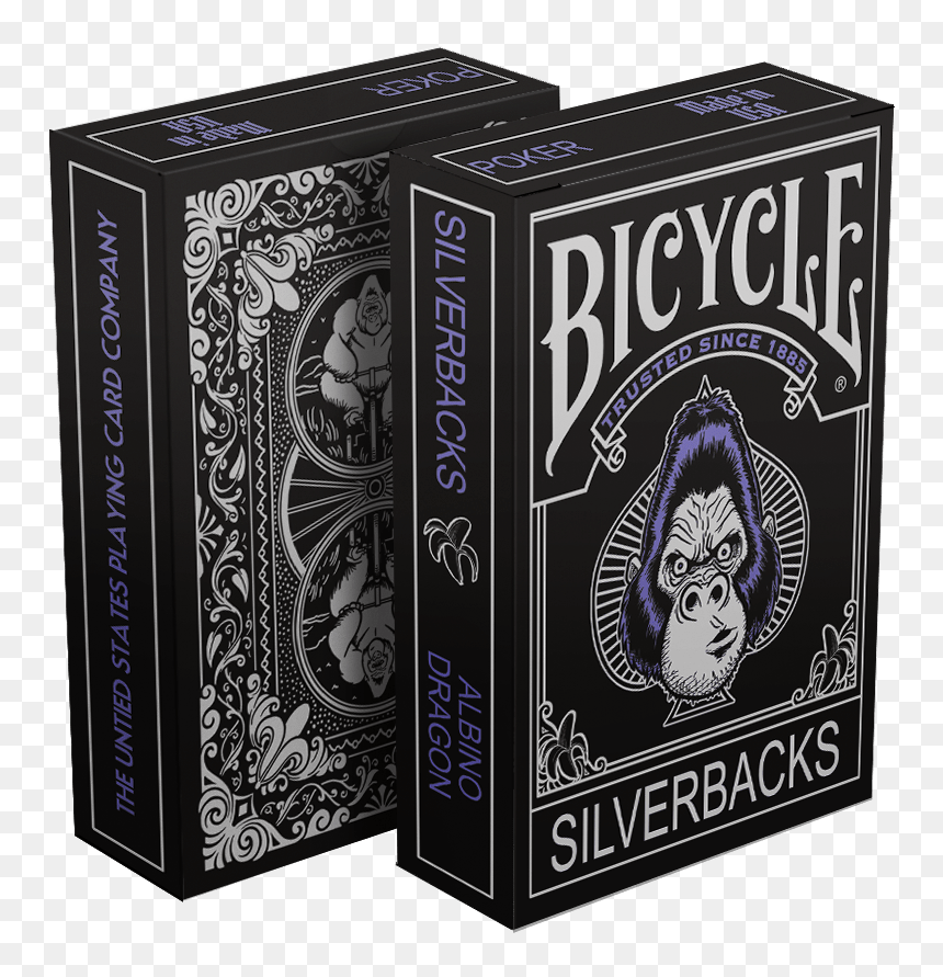 Bicycle Playing Cards, HD Png Download - silverback gorilla png