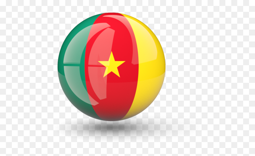 Download Flag Icon Of Cameroon At Png Format - Isle Of Man Flag Round, Transparent Png - cameroon flag png
