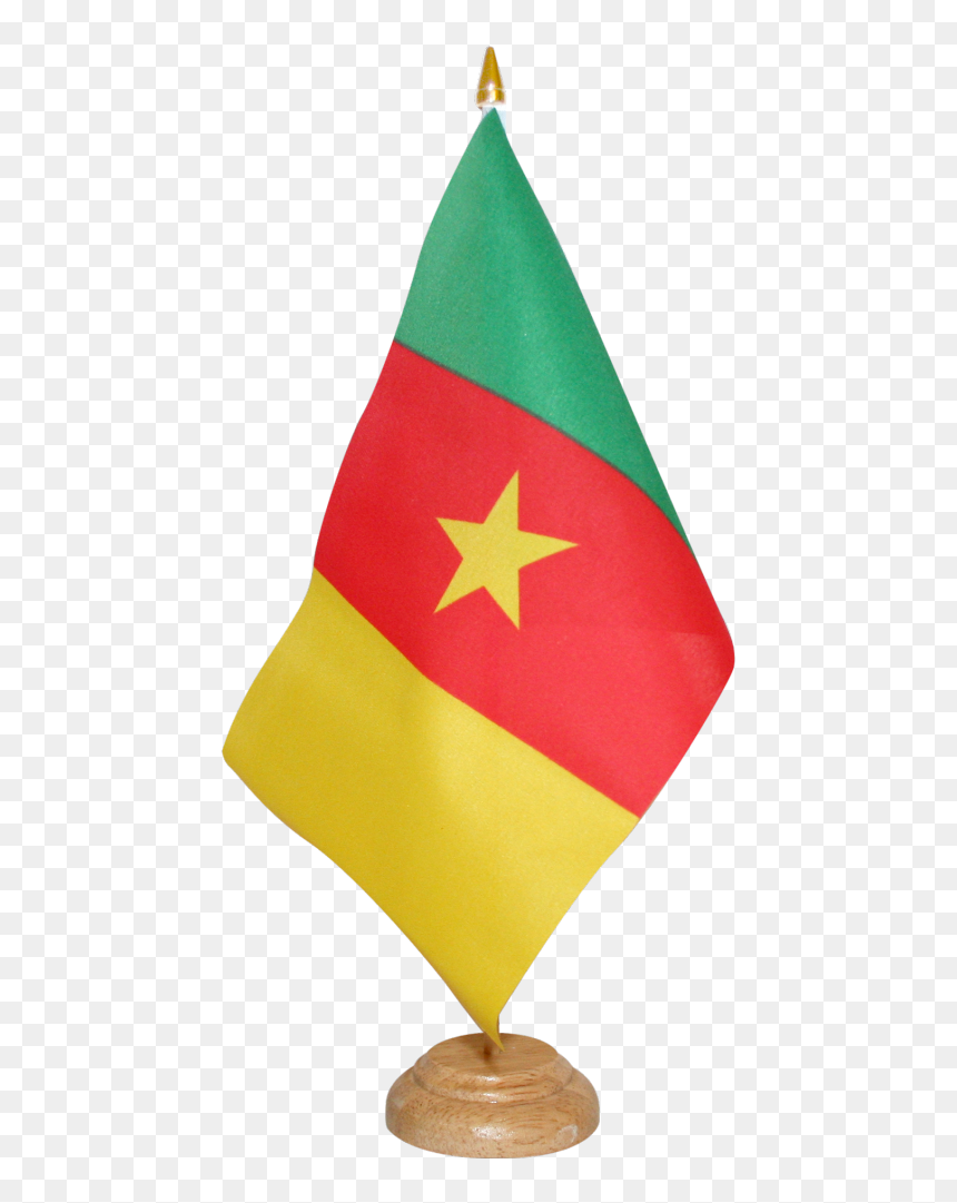 Cameroon Table Flag - Flag, HD Png Download - cameroon flag png