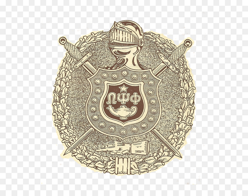 Omega Psi Phi Shield Png - 1919 Omega Psi Phi Shield, Transparent Png - birth png
