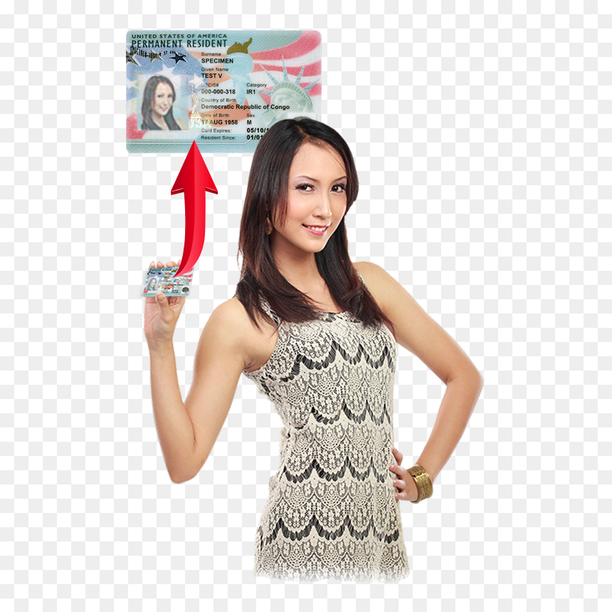 Green Card Png - Green Card Looks Like 2019, Transparent Png - birth png