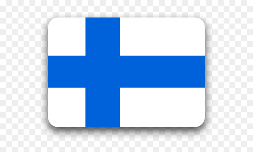 Finland Flag - De Que Pais Es El Codigo 00358, HD Png Download - finland flag png