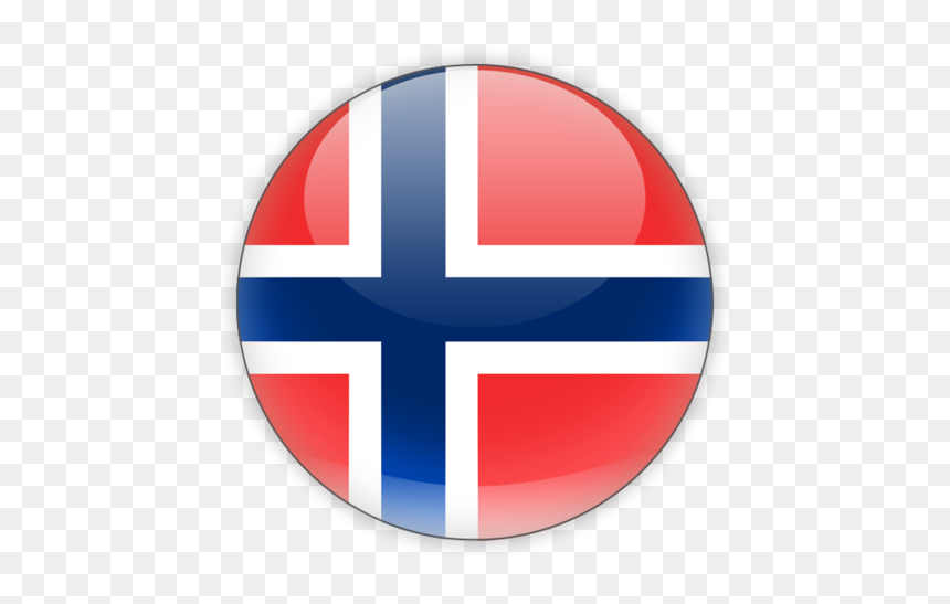 Norway Flag In Circle, HD Png Download - finland flag png