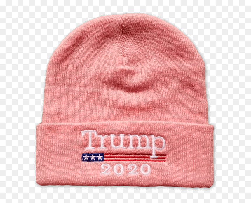 Free Trump 2020 Pink Winter Beanie - Beanie, HD Png Download - christmas hat png tumblr