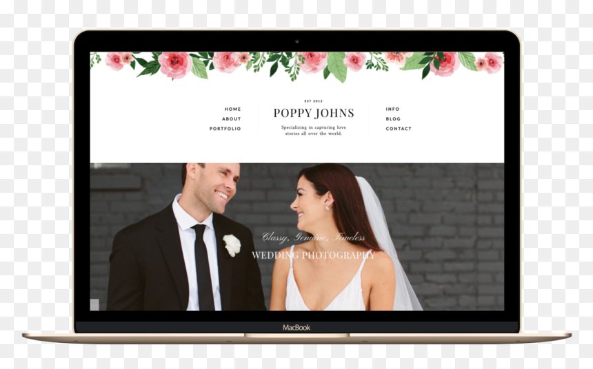 Poppy, With Beautiful Floral Elements , Png Download - Television Set, Transparent Png - floral elements png