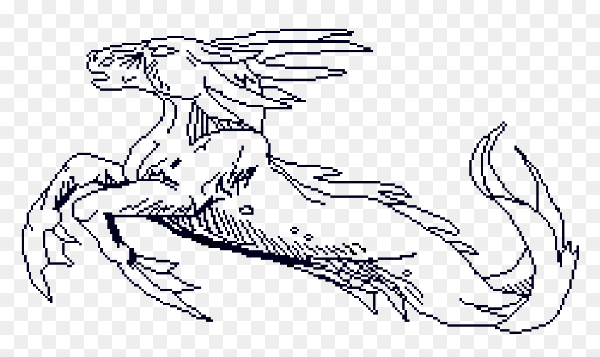 Figure Drawing, HD Png Download - sea dragon png