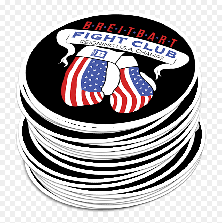 Breitbart Fight Club Usa Champs Sticker - Emblem, HD Png Download - fight club png