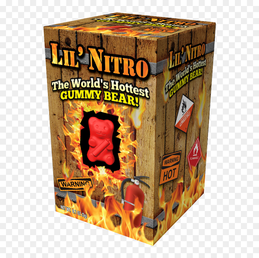 World's Hottest Gummy Bear, HD Png Download - flame thrower png