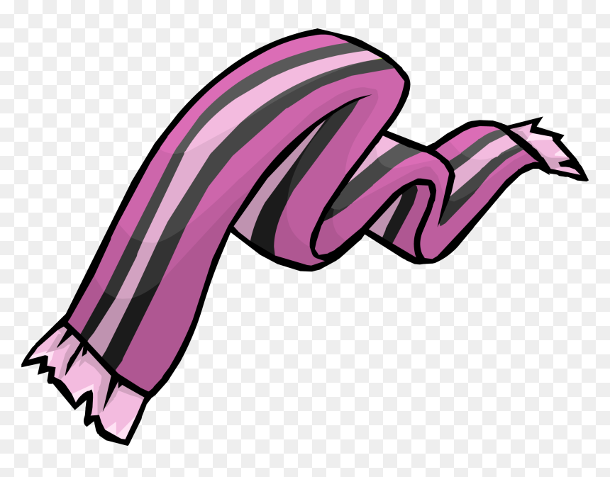 Club Penguin Rewritten Wiki - Scarf, HD Png Download - racing stripe png