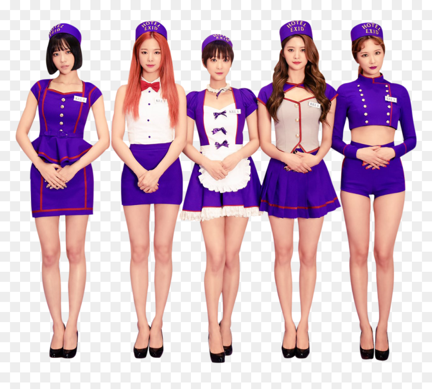 #le #hani #solji #jeonghwa #hyelin #exid #png #kpop - Exid Lie, Transparent Png - exid png