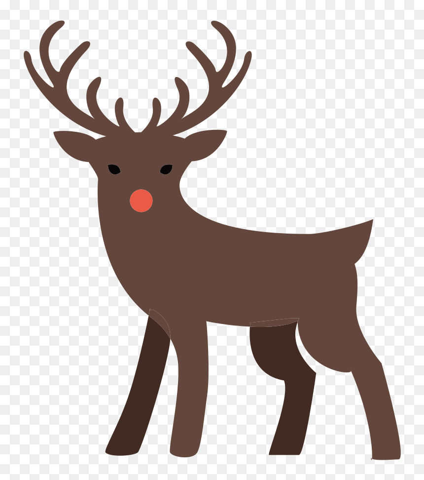 Deer Icon - Reindeer Icon, HD Png Download - deer icon png