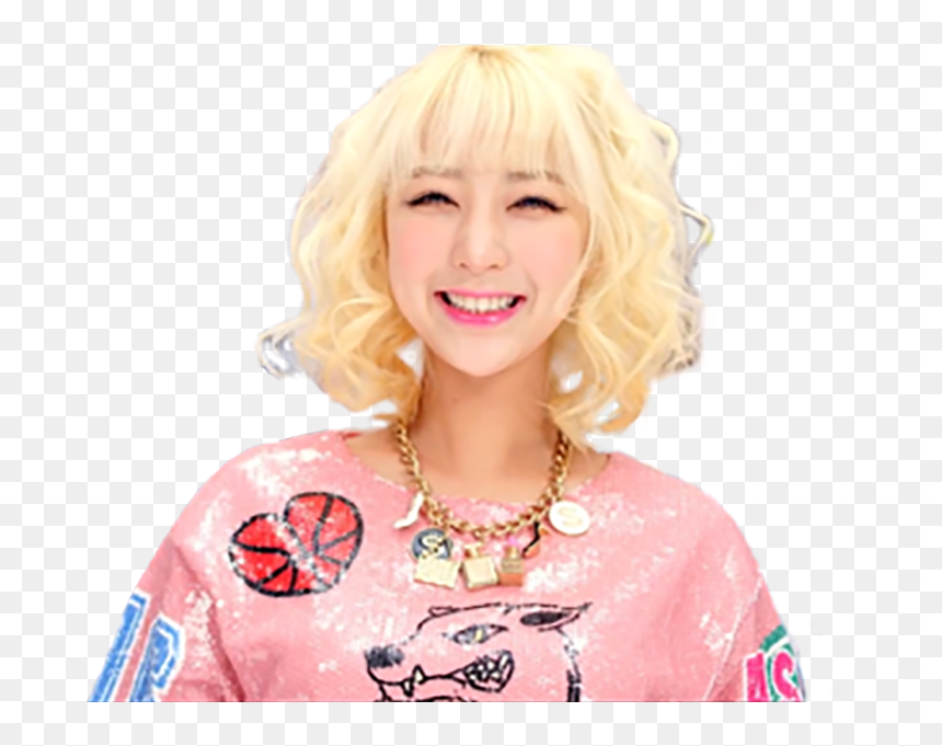 Sticker Kikoojap Kpop Exid Hyerin Sourit Sourire Smile - Blond, HD Png Download - exid png