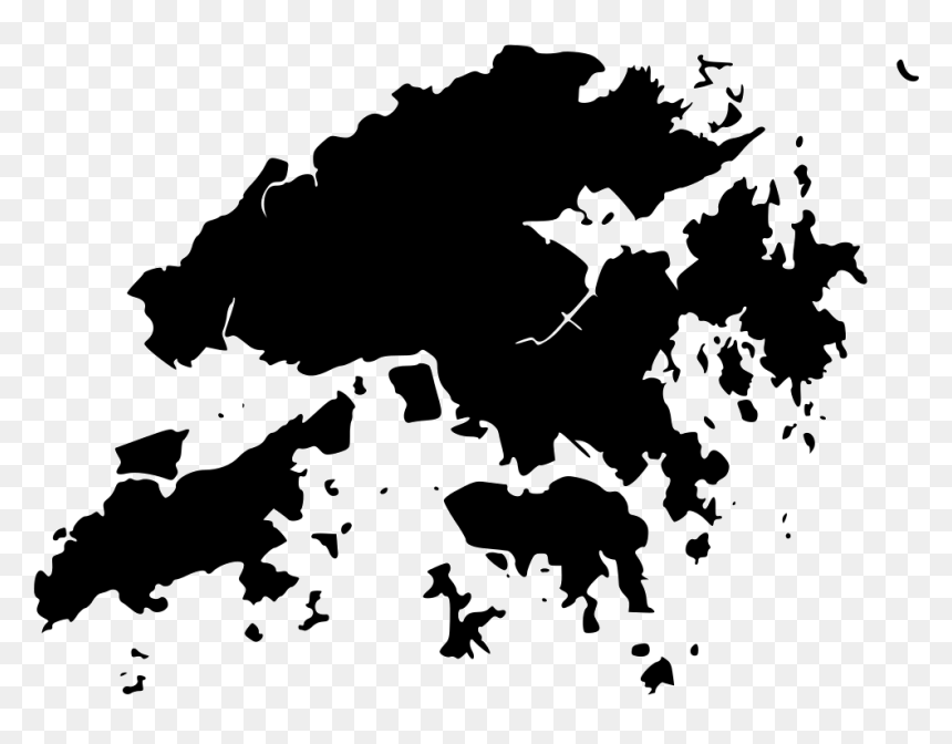 Hong Kong - Hong Kong Map Vector, HD Png Download - hong kong png
