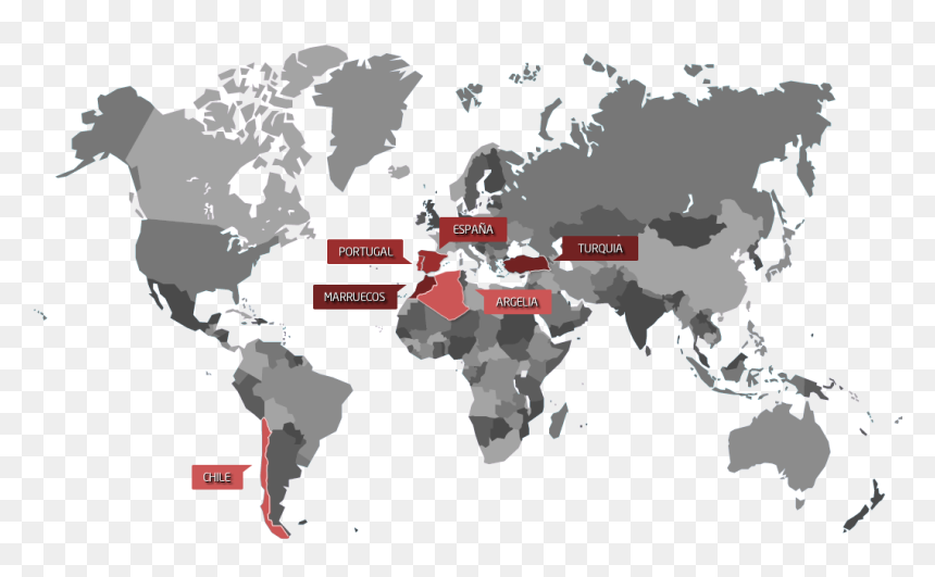 Mapa Noatum Logistics Localizacion Y Contacto - Belmont Place On World Map, HD Png Download - world map white png
