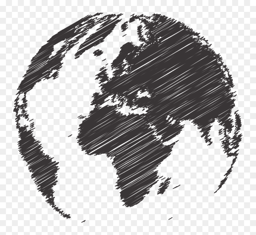 Distribution Of Nonhuman Primates, HD Png Download - world map white png