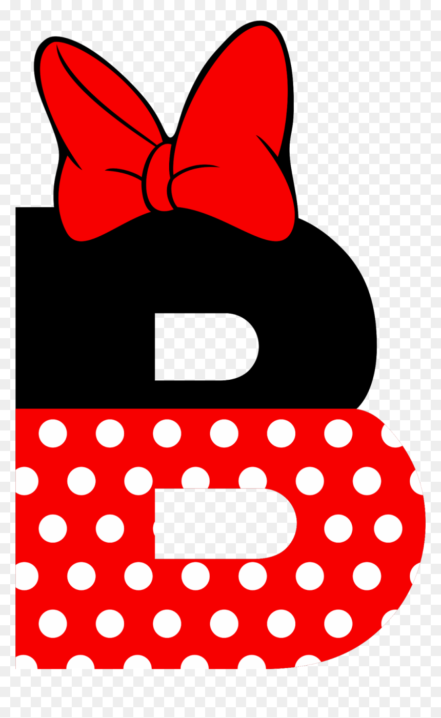 Pin By Merie Annalyn Aguilar On 1st & 2nd Birthday - Minnie Mouse Alphabet Letters, HD Png Download - minnie vermelha png