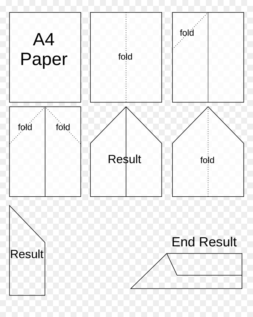 Samolot Z Papieru Szablon, HD Png Download - paper planes png