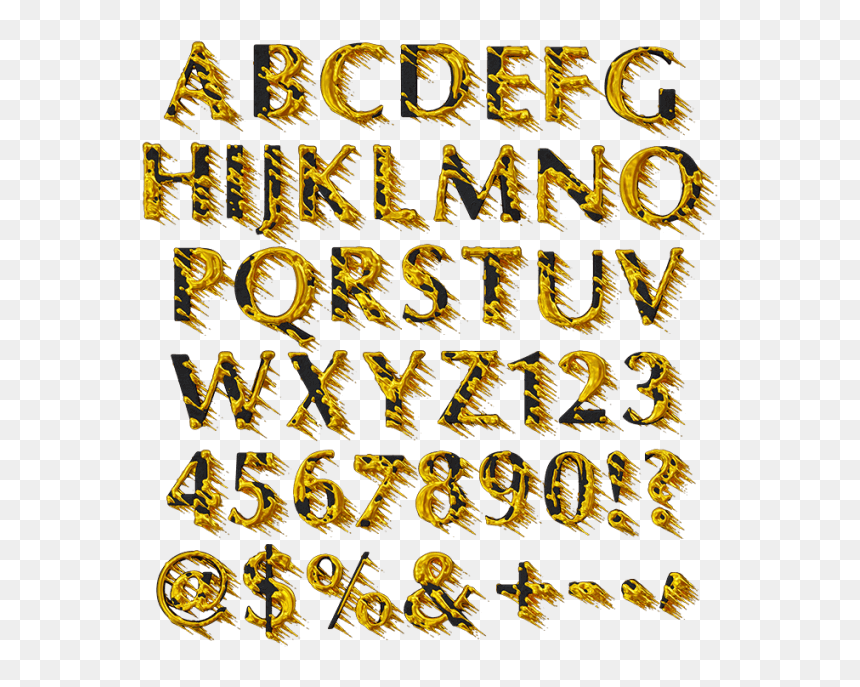Illustration, HD Png Download - gold glitter letters png