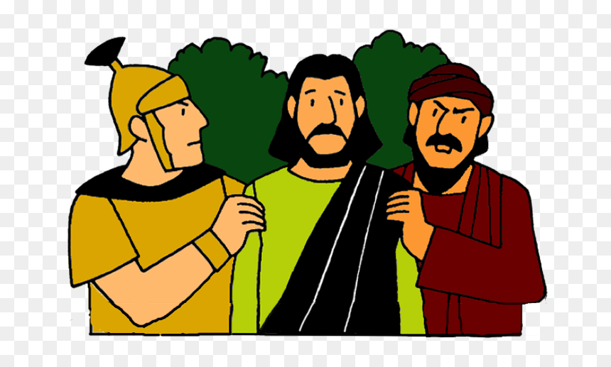 Collection Of Someone - Jesus Is Arrested Cartoon, HD Png Download - arrested png