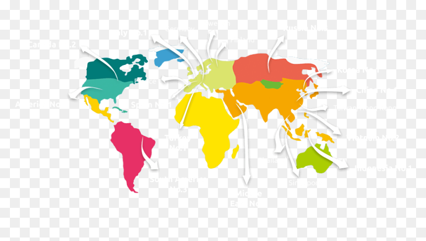Blue World Map Watercolor Painting, HD Png Download - super wings png