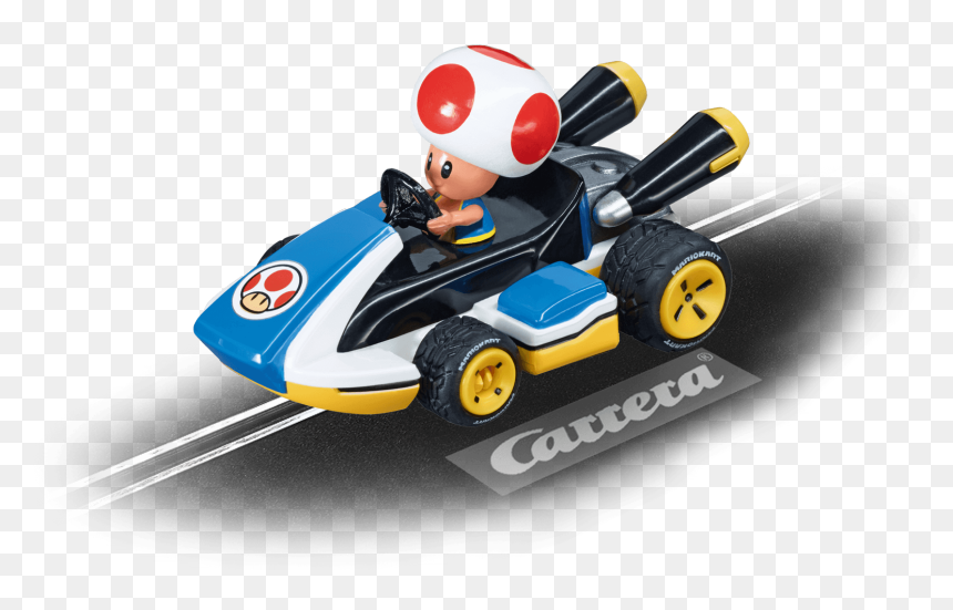 Carrera Go Mario Kart, HD Png Download - mario toad png