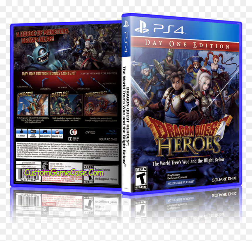 Dragon Quest Heroes, HD Png Download - ps4 cover png