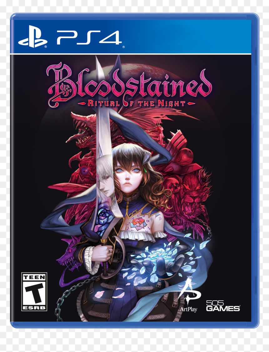 Bloodstained Ps4, HD Png Download - ps4 cover png