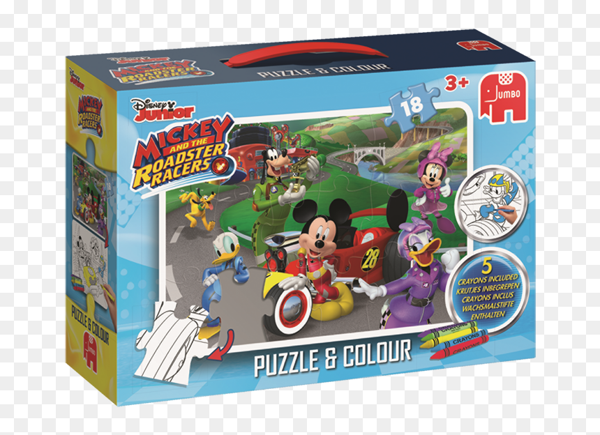 Mickey And The Roadster Racers Crayons, HD Png Download - disney mickey png