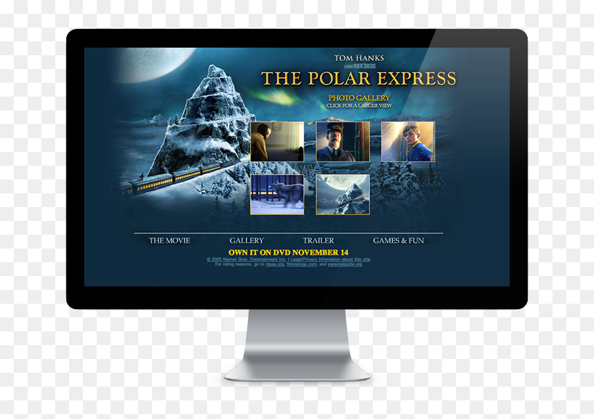 Polar Express 2005 Dvd, HD Png Download - polar express png