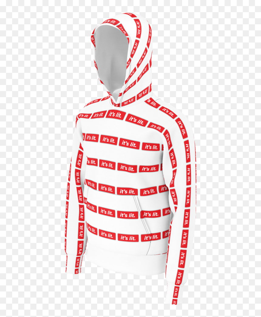It"s Lit Hoodie - Hoodie, HD Png Download - its lit png