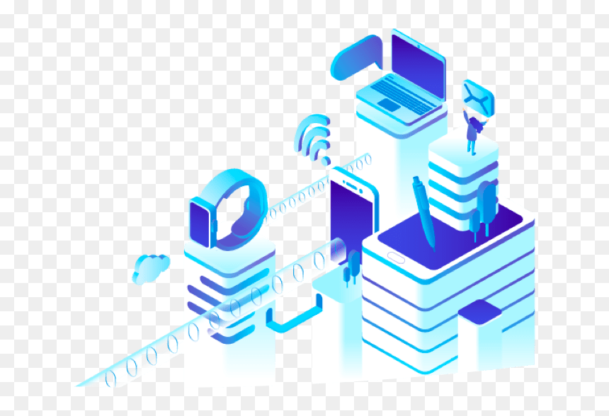 Smart City Illustration Isometric, HD Png Download - intro png