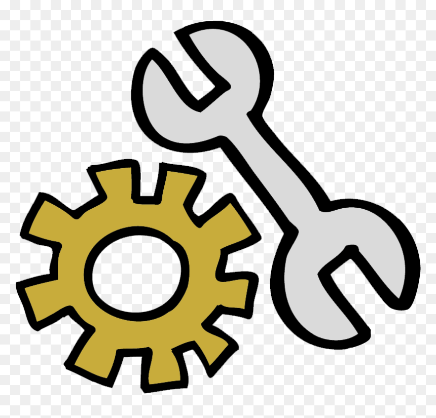 Wrench Gears Png, Transparent Png - gear symbol png