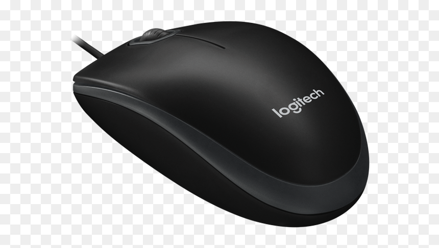 B100 Optical Usb Mouse - Logitech B110 Optical Usb Mouse, HD Png Download - white mouse png
